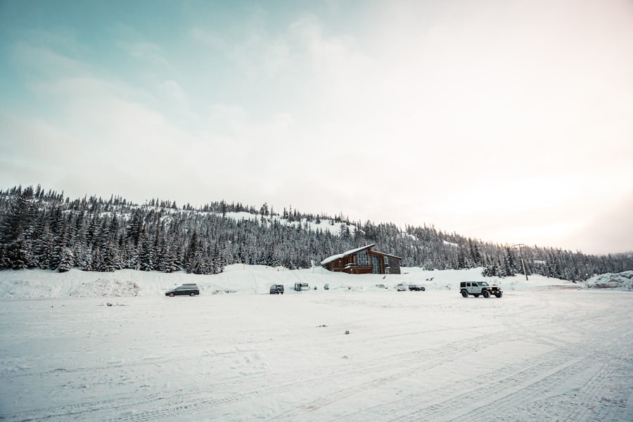 Parking at Kicking Horse
